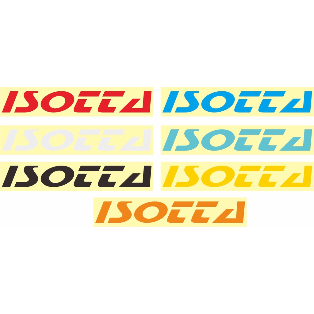 Sticker Cutting Scotlite ISOTTA