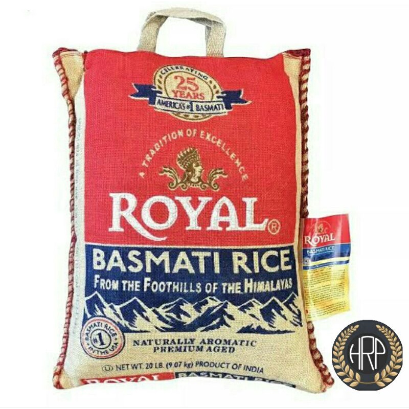 

Beras Basmati ROYAL Super Premium 1kg Extra Long Golden Sella