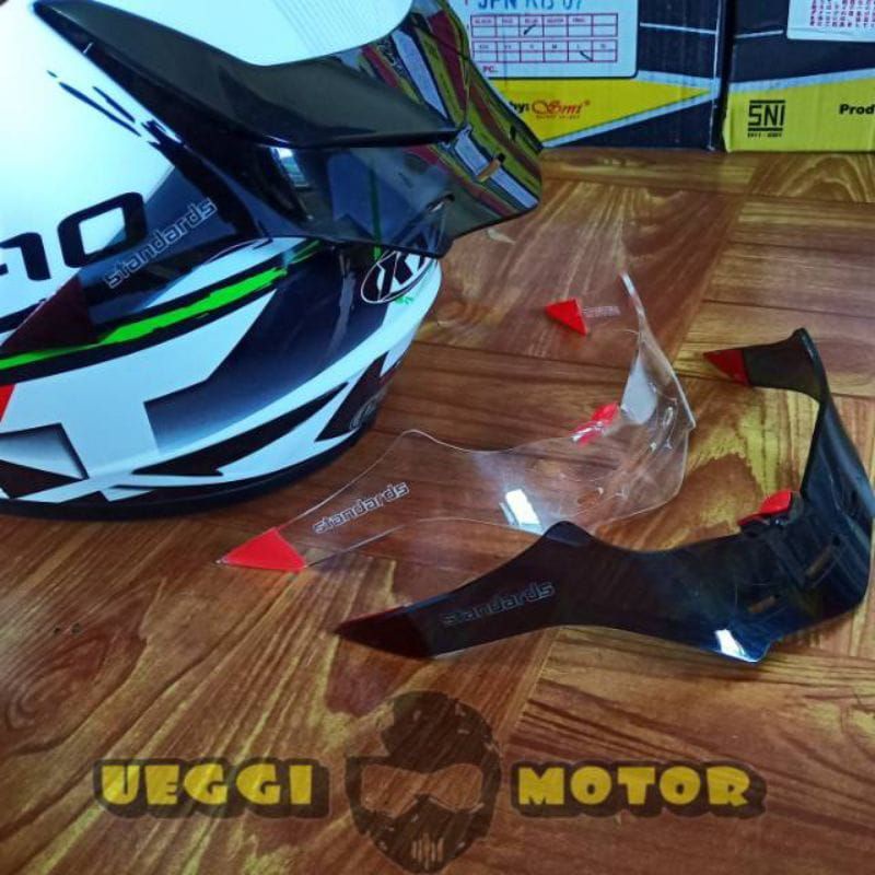 Spoiler KYT k2 rider / Spoiler helm KYT K2R / spoiler KYT R10 / spoiler KYT RC7