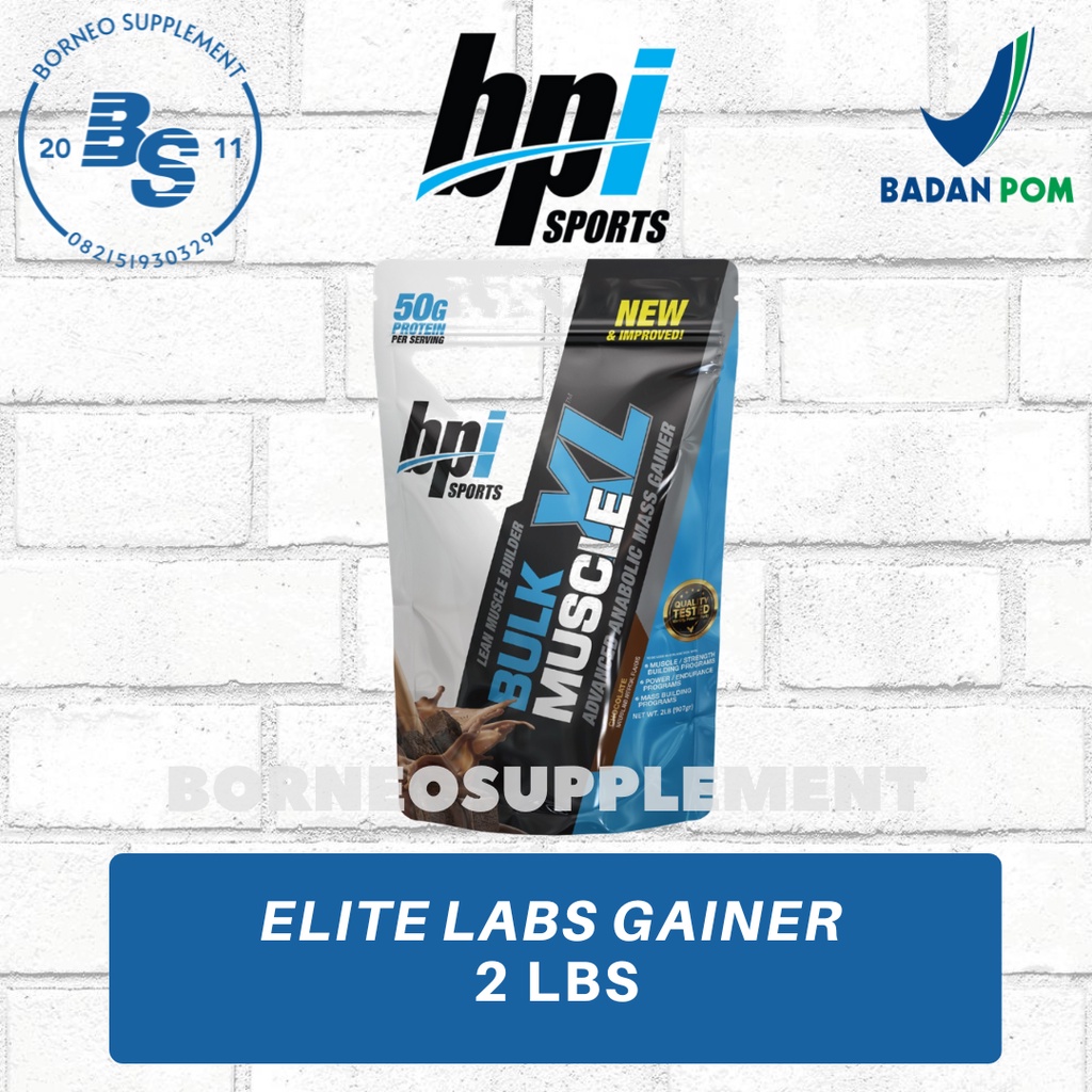 BPI Sports Bulk 2 Lbs Muscle XL Gainer Weight Gainer