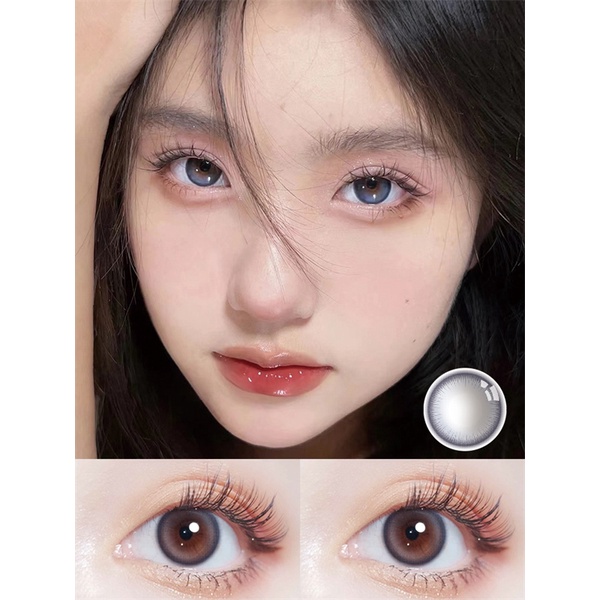 (COD)1 pasang lensa kontak warna diameter 14.5 MM softlens soflen mata softlens murah softlense