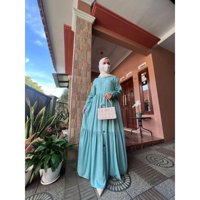 Gamis polos / gamis rayon polos
