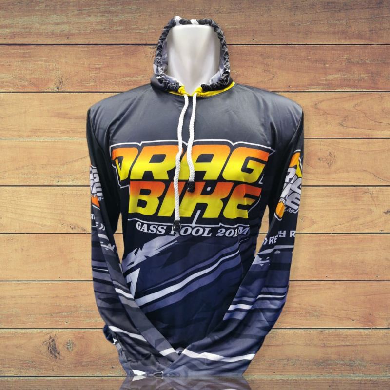 Kaos jersey drag bike anak kids printing