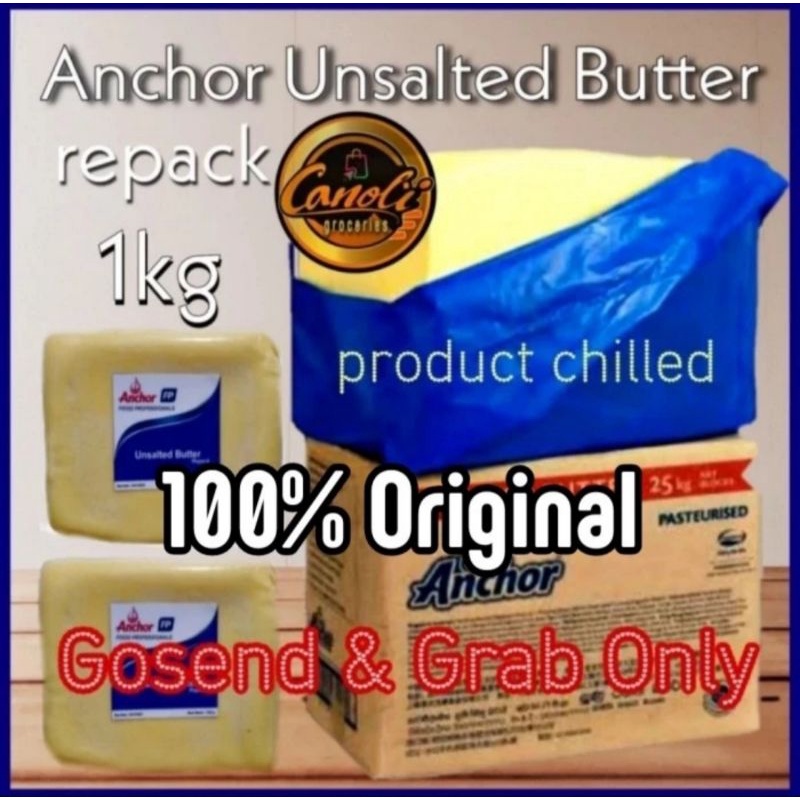 anchor unsalted butter 1kg