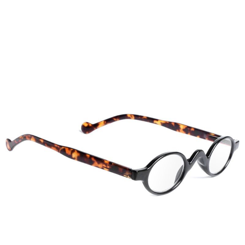 Gro Kacamata Baca + 1.0 ~ + 3.50 Diopter Bentuk Bulat Gaya Vintage Untuk Pria / Wanita