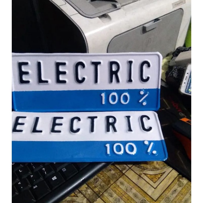 NOMOR SEPEDA MOTOR LISTRIK (1 PCS )