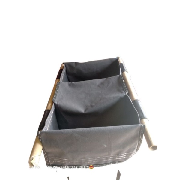 tas kurir tas motor kronjong bahan kanvas 8 original  jumbo bahan tebal dan kuat jaitan rapih