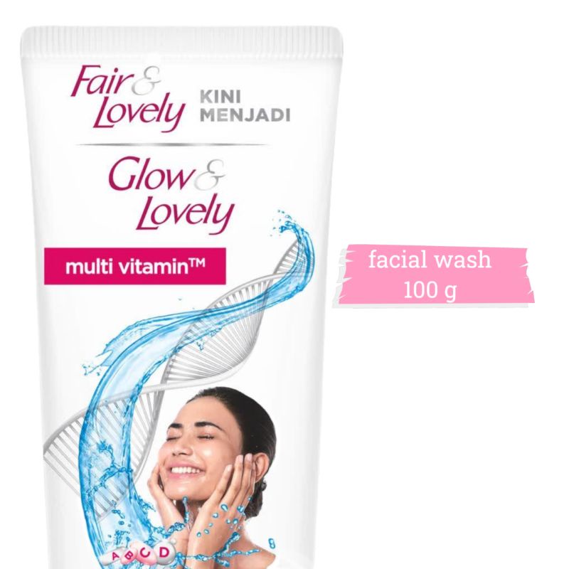 Glow and lovely multivitamin 100ml  Facial foam fair and lovely Facial foam glow and lovely Facial f