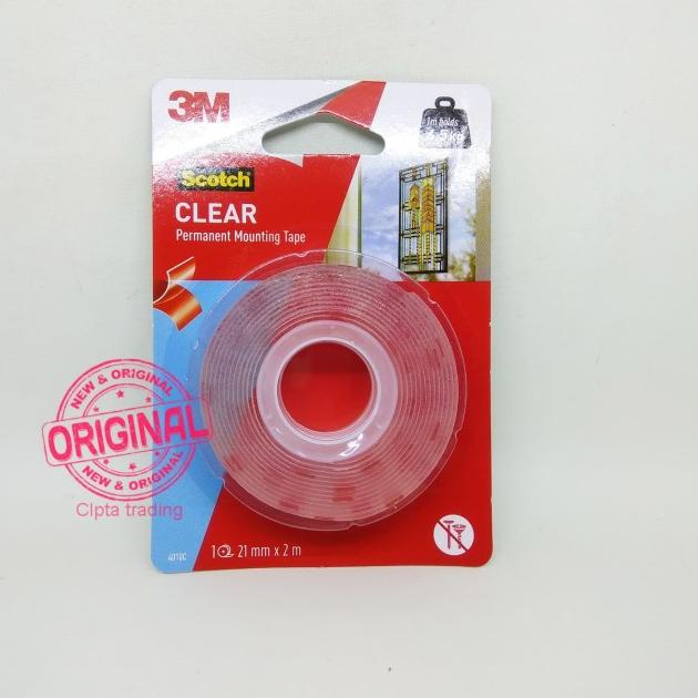 

Double Tape - Scotch 3M - Mounting Tape Outdoor Clear 4010C 21mmx2M
