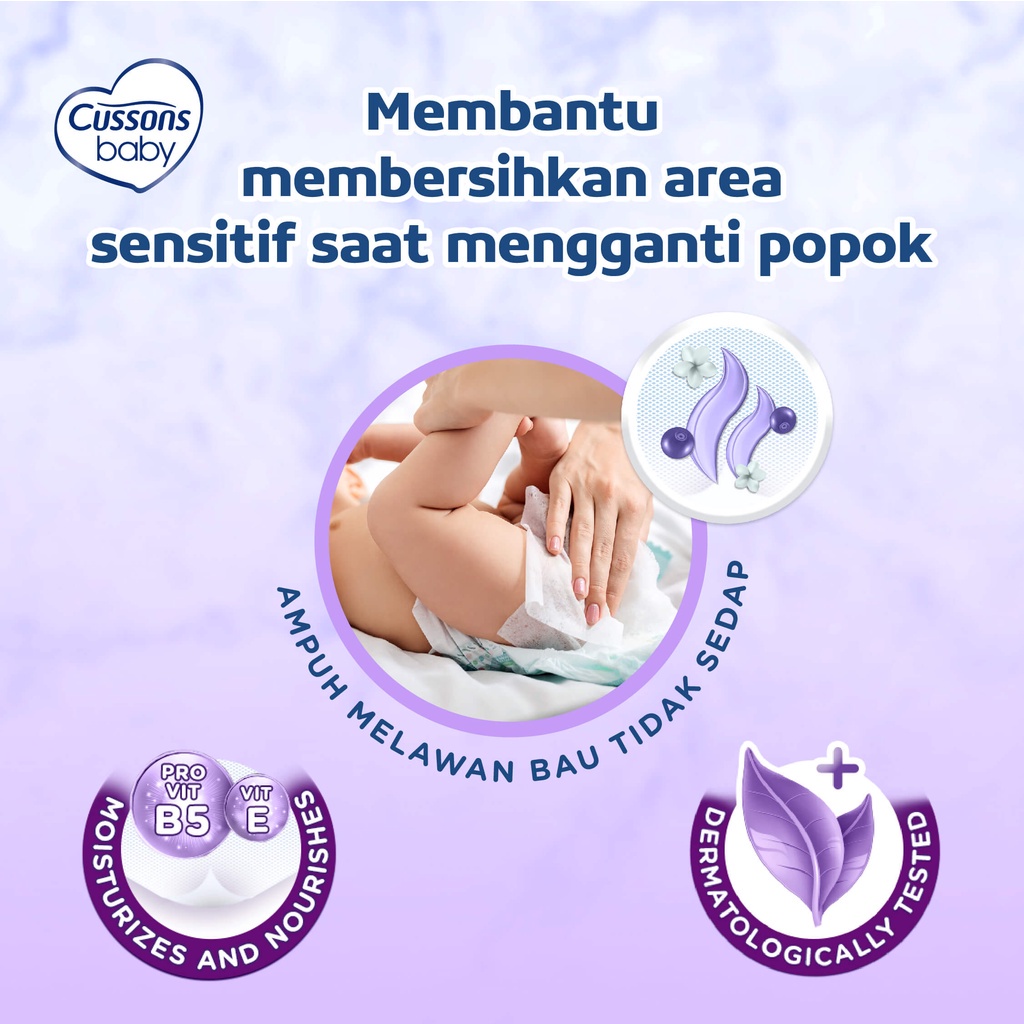 ARJUNA Cussons Baby Wipes Buy 1 Get 1 / Tisu Basah Bayi / Tisu basah | Tissue Bayi | Tissues | Mild &amp; Gentle | Soft &amp; Smooth | Fresh &amp;Kemasan Baru