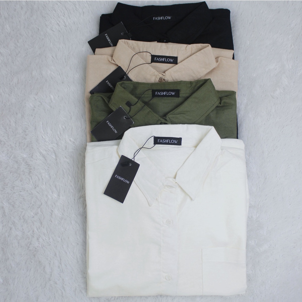 FASHFLOW - Bayle Linen Shirt | Kemeja Linen