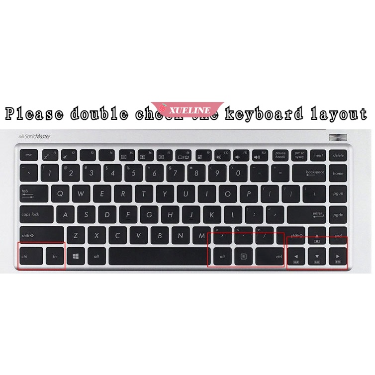 Asus A400U X454 cover Pelindung keyboard laptop 14 &quot;F450L Bahan Silikon Anti Air / Debu (ZXL)