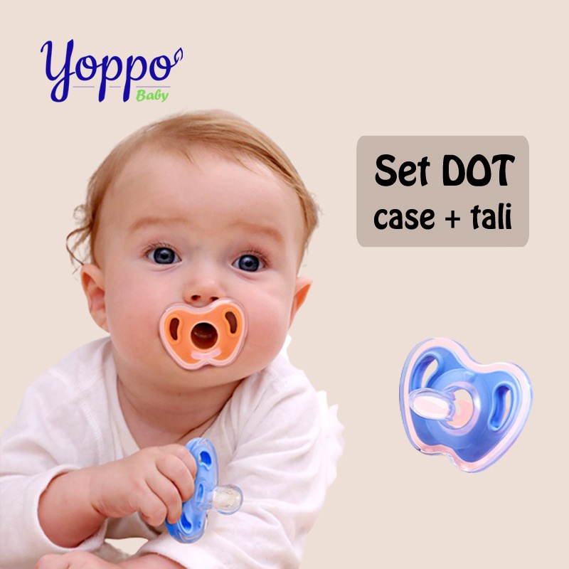 Yoppo Baby  Empeng Bayi 3in1 / Dot Bayi BPA Free