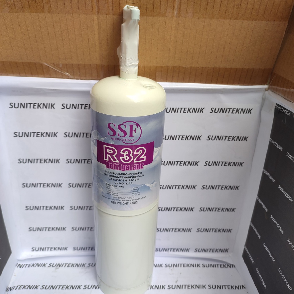 Jual FREON AC R 32 650 GRAM - FREON R32 BERAT BERSIH 650 GRAM | Shopee ...