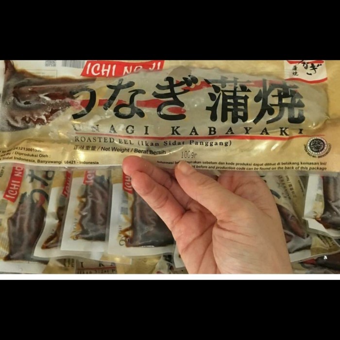 

unagi kabayaki slice 100gram - ichinoji 75 Gr