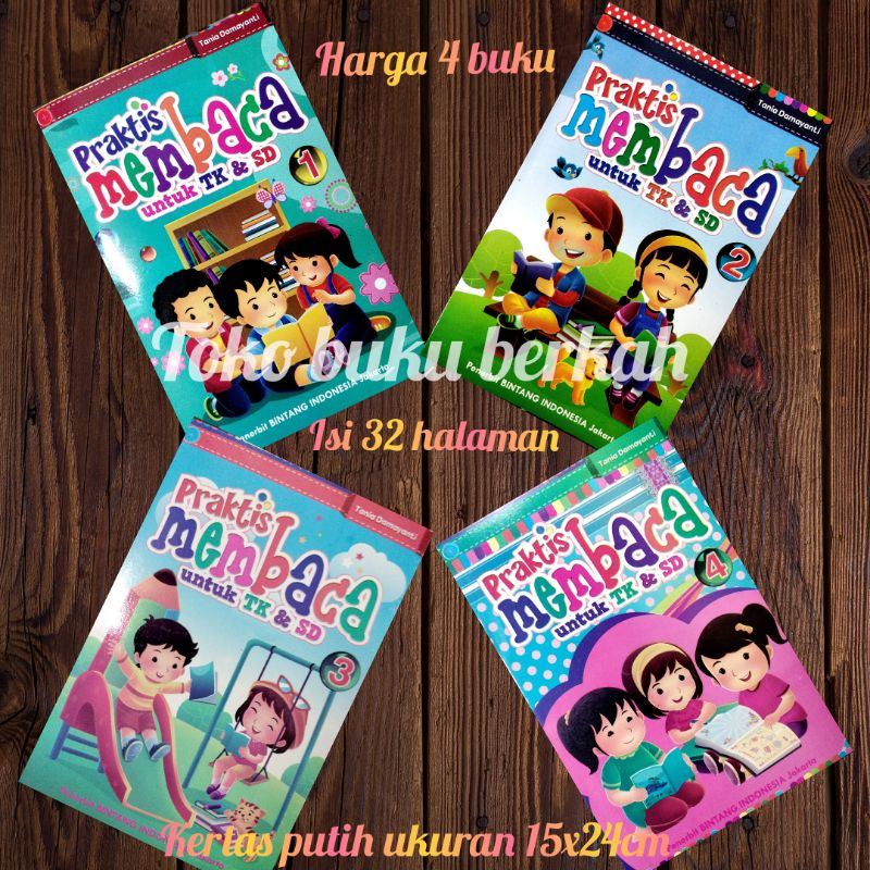 buku praktis membaca isi 4 buku  1-4 (15x24cm)