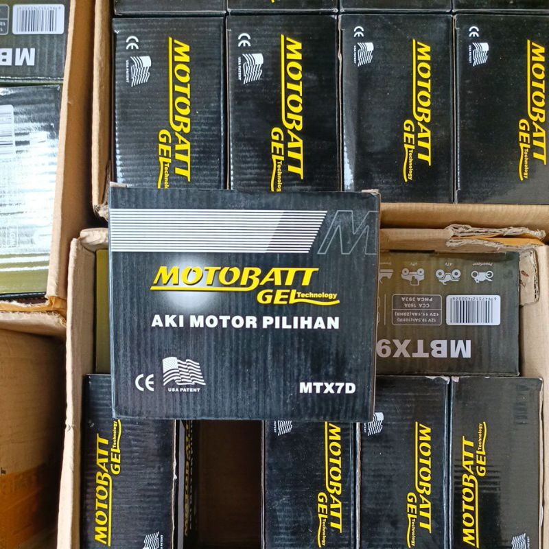 Aki motobatt mtx7D (aki standard motor tiger)