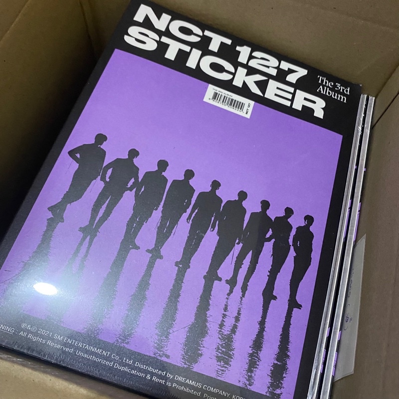 Jual NCT 127 STICKER UNGU ALBUM PHOTOBOOK VERSION SEALED JOHNNY YUTA ...