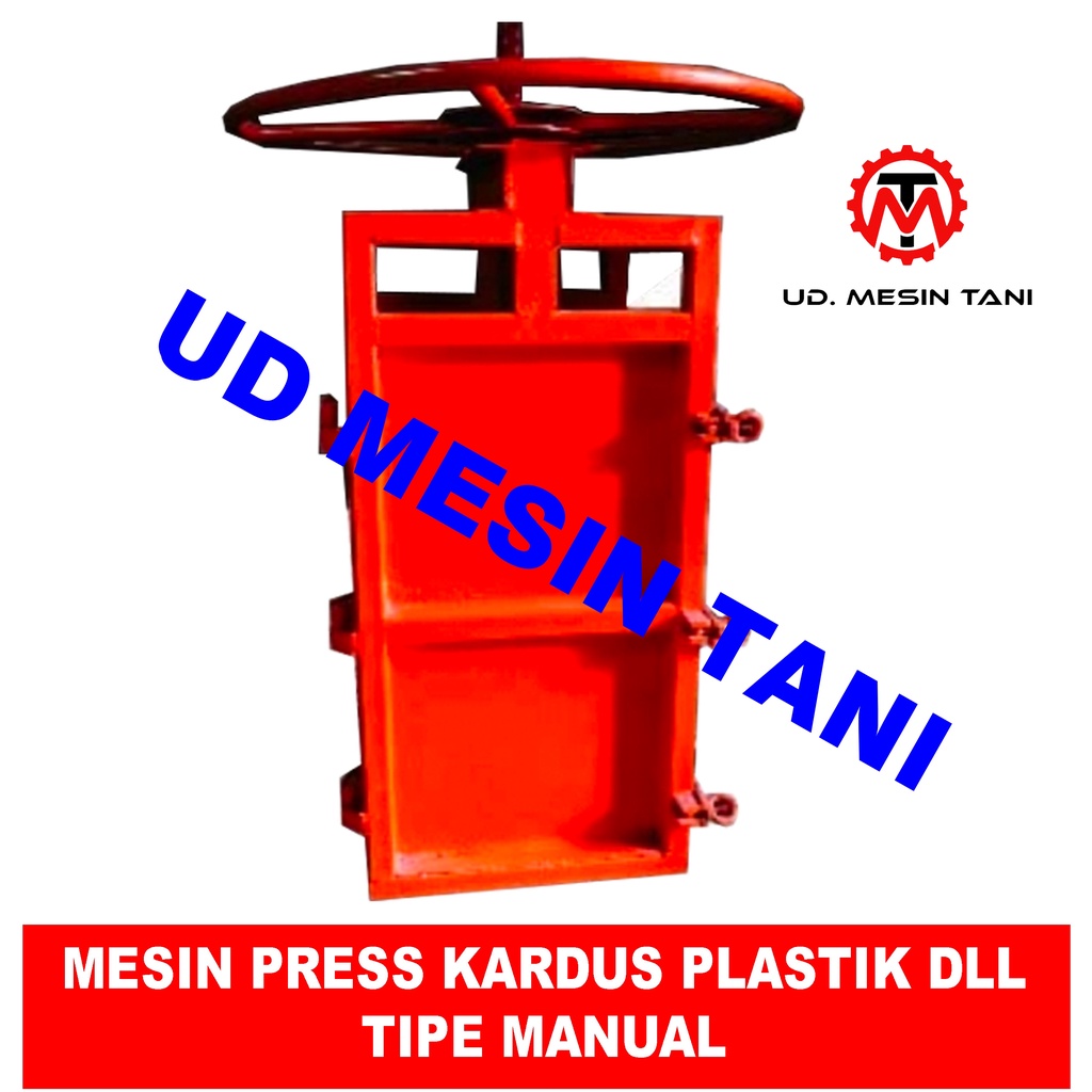 Mesin Press Plastik Kardus Kertas MANUAL