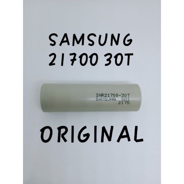SAMSUNG 21700 30T ORIGINAL AUTHENTIC BATERAI 3000MAH