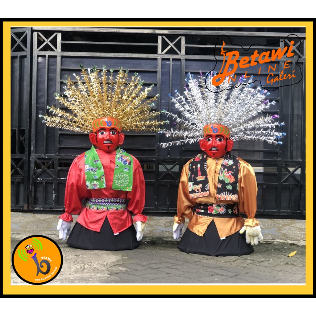 Pakaian / Baju Ganti Ondel - Ondel 85Cm, 1 Meter dan 1,2 Meter