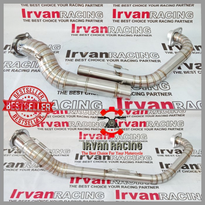 Leher Knalpot Satria Fu + Adaptor / Leher Satria Fu Full Stainless