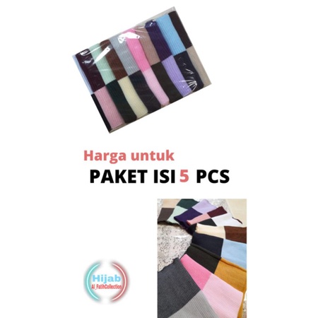 Ciput rajut 2 warna ( PAKET ISI 5 PCS)