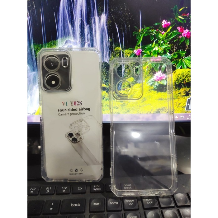 Case AIRBAG Vivo Y91C/Y91/Y76S 5G/Y53S/Y51S/Y51 2020/Y50/Y30/V27 5G/V27E/Y02/Y17/Y15/Y12/Y75 5G/T1 5G/ Y16/Y02S Softcase Super Clear Protection Camera Anti Jamur