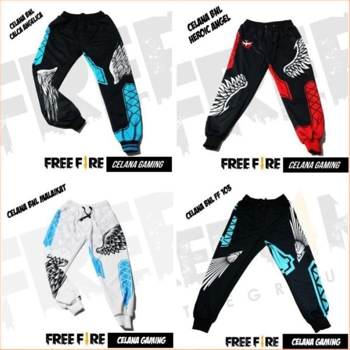 Celana ff BNL Free Fire Gaming Pria Dewasa Calca Angelica Heroic Angel