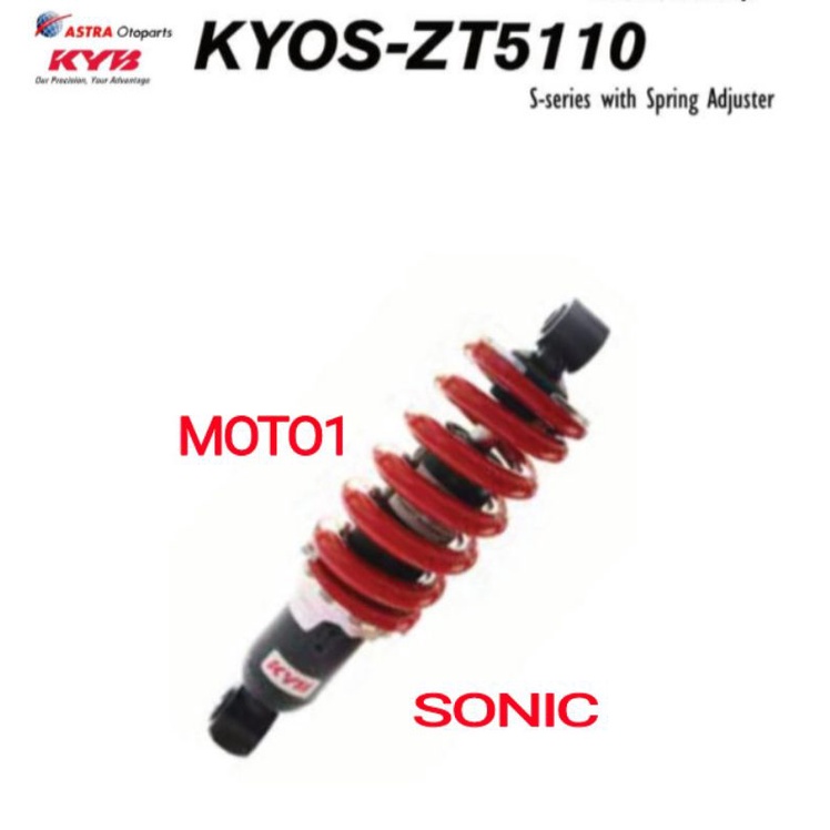 SHOCKBREAKER HONDA SONIC 150/KYB ZETO/SPRING ADJUSTER
