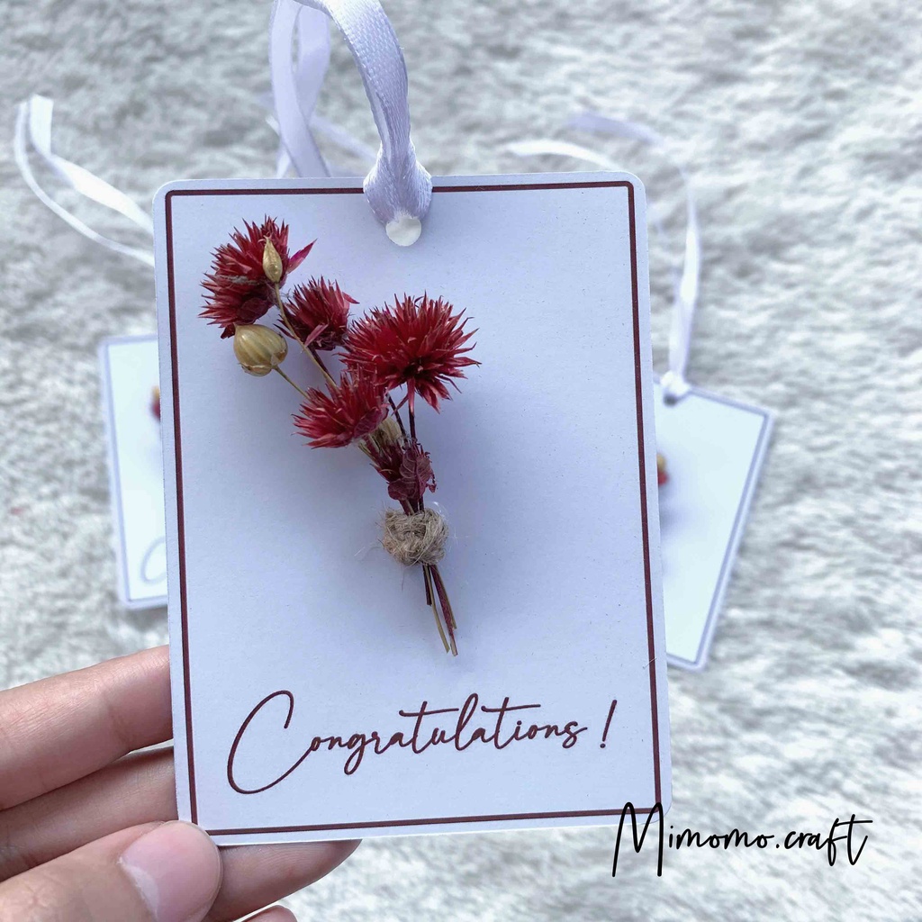 Jual Hangtag Flower Kartu Ucapan Gantung Shopee Indonesia