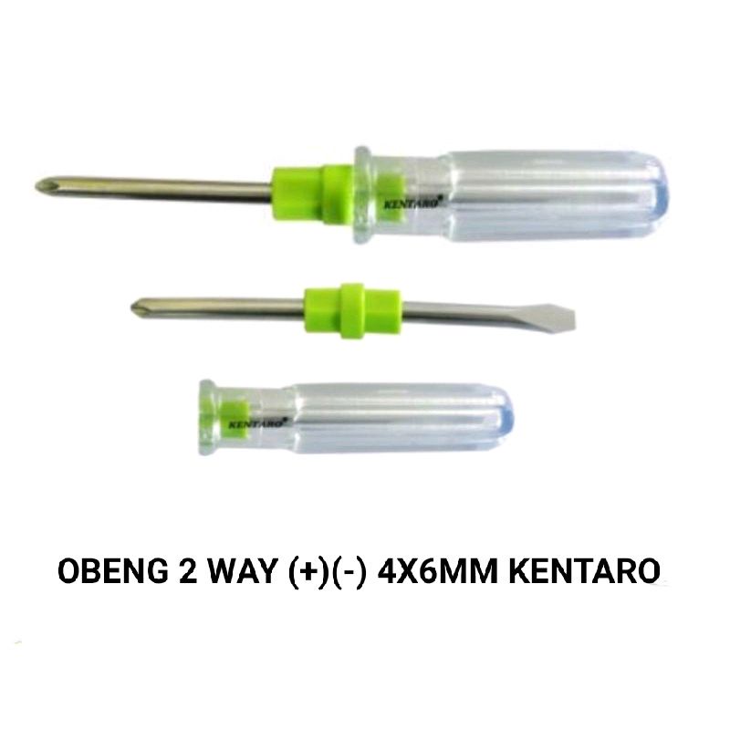 OBENG 2 WAY 4&quot; H/PVC TRANSPARANT KENTARO