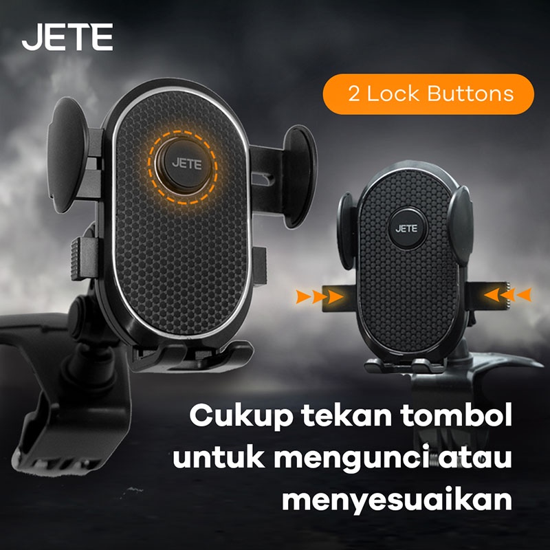 Holder HP Mobil Kaca Depan/Dashboard 360 Derajat JETE H1C - Universal