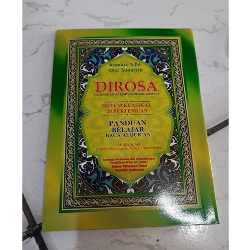 

Jual Buku Bacaan Dirosa Panduan Belajar Lancar Membaca Al Quran Murah di Makassar
