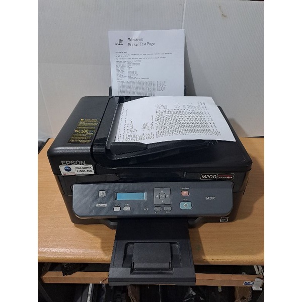 printer epson mono multifungsi m200 print scan copy adf f4
