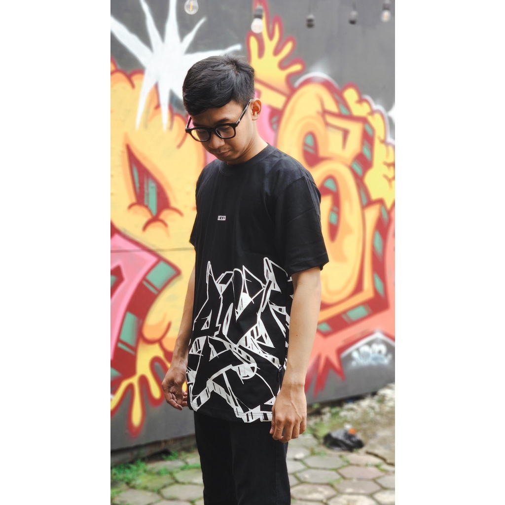 MDFK Ashtwo Outline graffiti Tshirt full print