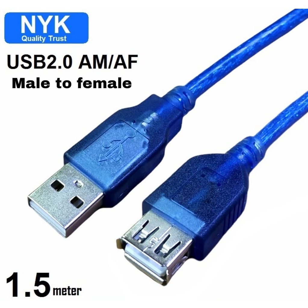 Kabel USB Male to USB Female