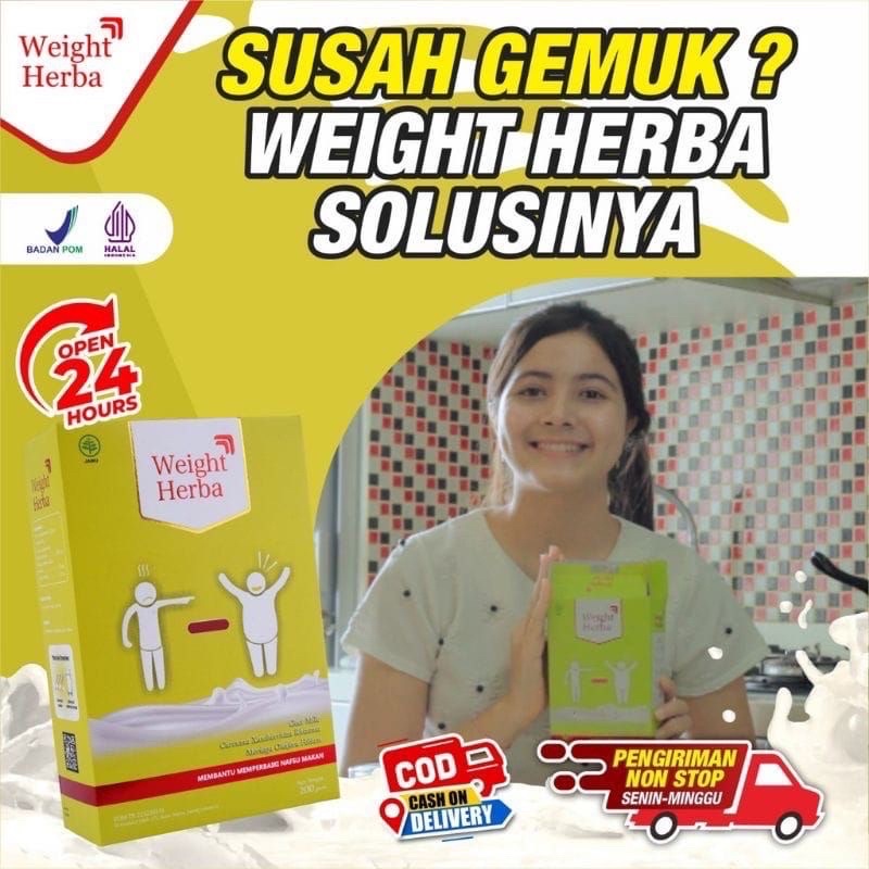 

Weight Herba Susu Etawa - Penggemuk Badan Tanpa Gula & Tanpa Olahraga Perlancar Saluran Pencernaan & Tingkatkan Nafsu Makan Menjaga Tekanan Darah pada Tubuh Isi 200gr