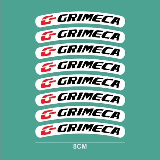Cutting Sticker Velg Motor Grimeca 1set isi 8pcs