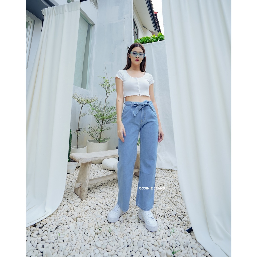 GOJINIEJEANS - Highwaist Comfort Cullotes Jeans - 4481 - COMFORT CULLOTES