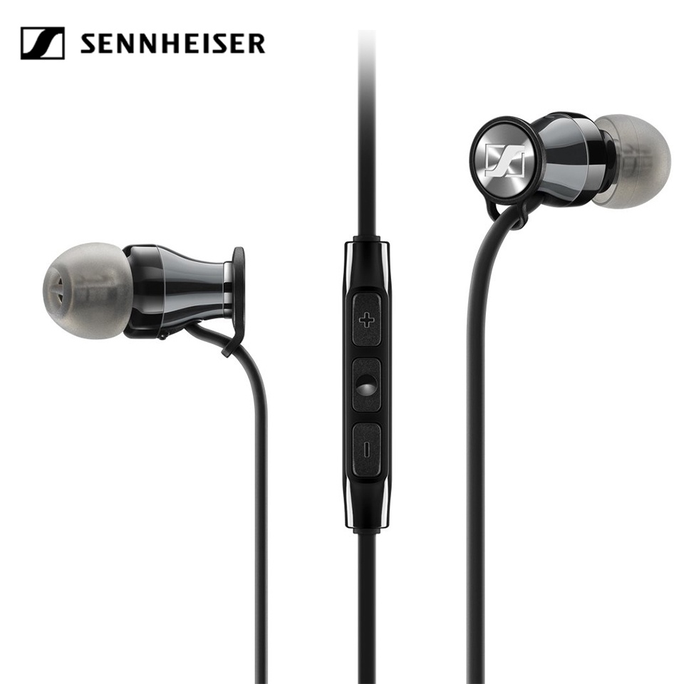 Sennheiser MOMENTUM Headset Earphone Kabel Stereo Deep Bass Dengan Noise Reduction