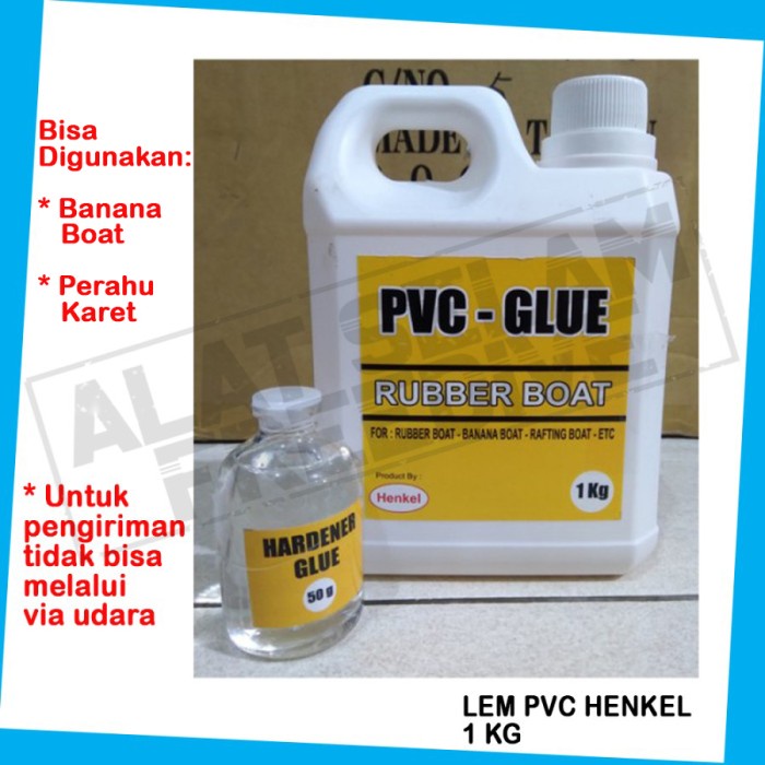 Penambal Lem Perahu Karet PVC Henkel Jerman Glue Rubber Boat
