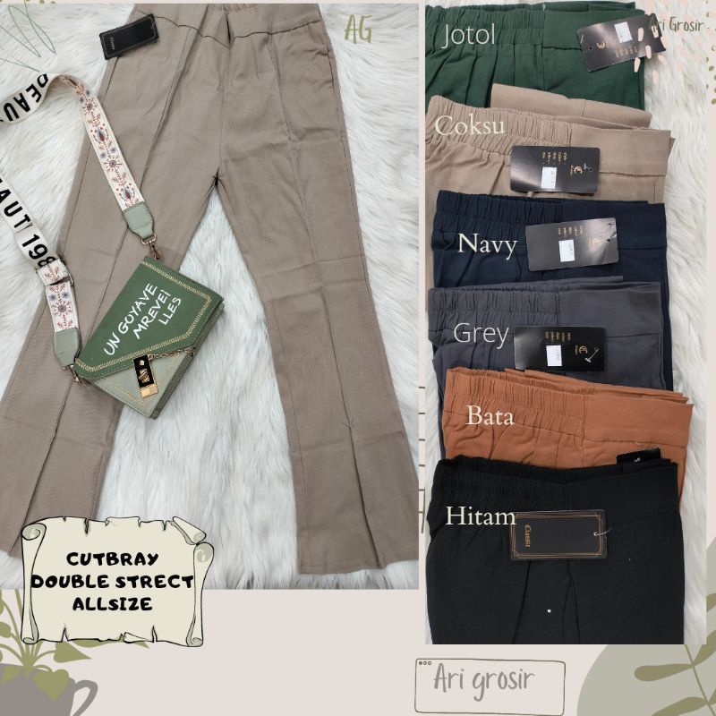 Cutbray Wanita/Celana Cutbray/Basic Cutbray Wanita/Cutbray Katun