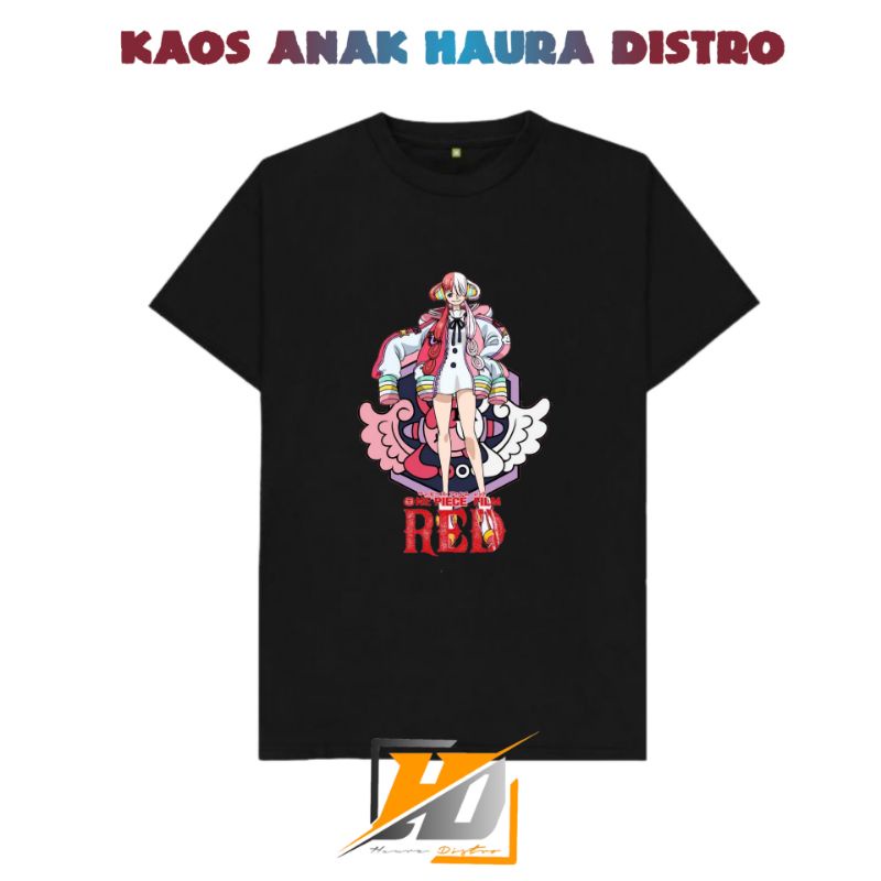 BAJU KAOS ONE PIECE ANAK/T-SHIRT ONE PIECE RED AKAGAMI/ONE PIECE RED FILM KAOS MURAH ANAK/DEWASA