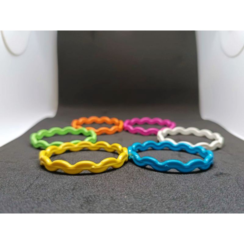 joisshop mainan gelang gelombang plastik isi 100pcs