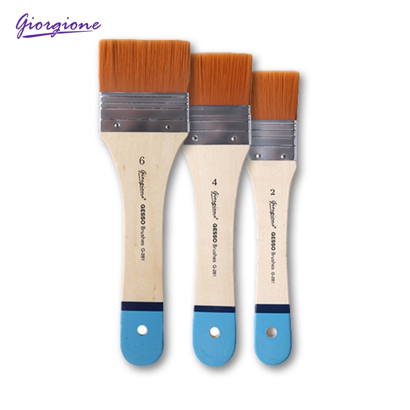 

Giorgione Sikat Minyak Oil Brush Paint Brushes Sikat Pembersih Scrubbing Brush 3pcs/set G-280