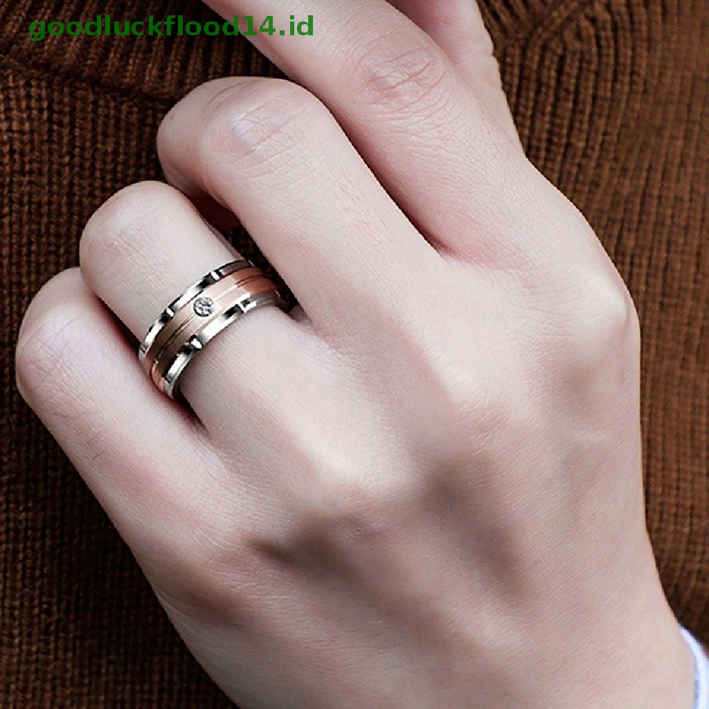 1 Pc Cincin Wanita Bahan Logam Aksen Batu Permata Kristal Zircon Model Hollow Untuk Pernikahan