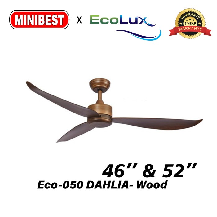 MB Kipas Angin Gantung / kipas minimanis / kipas Ecolux Eco-050 DAHLIA