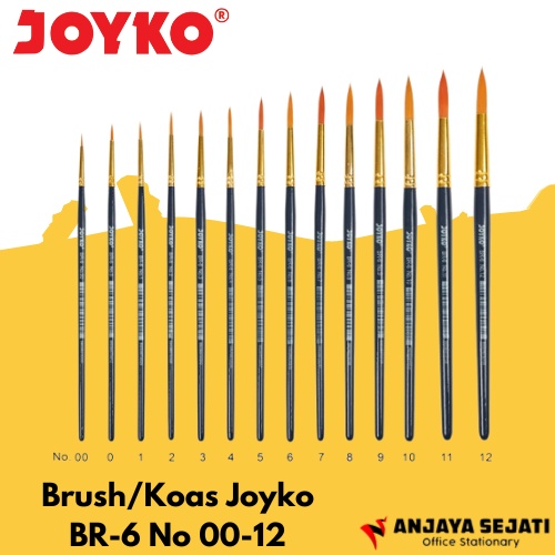 

Koas/Brush Joyko BR-6 No 00-12 | Koas Cat | Perlusin