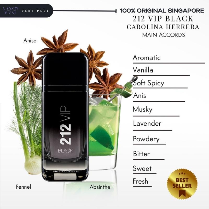 Parfum Carolina Herrera “212 VIP Black” [Original Singapore] Best Seller Import